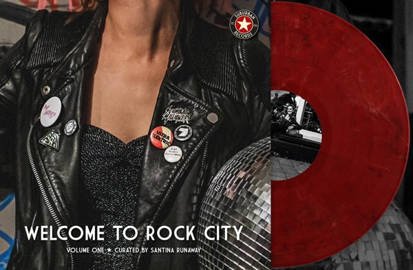 VARIOUS ARTISTS WELCOME TO ROCK CITY - A SUBURBAN RECORDS COMPILATION (COLOURED VINYL) VINYL LP - punk to funk heaven
