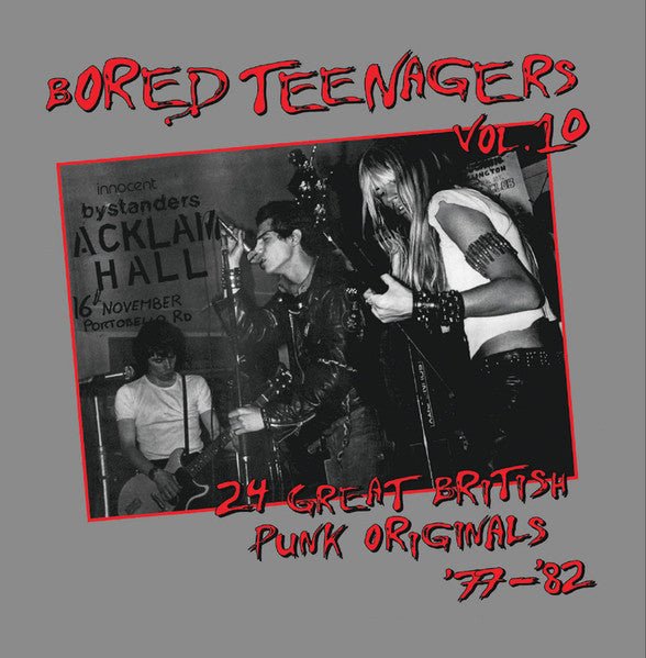 Various – Bored Teenagers Vol.10: 24 Great British Punk Originals '77 - '82 cd - punk to funk heaven