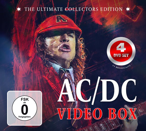 VIDEO BOX (4 - DVD - SET) by AC/DC DVD 1151947 Label: LASER MEDIA - punk to funk heaven