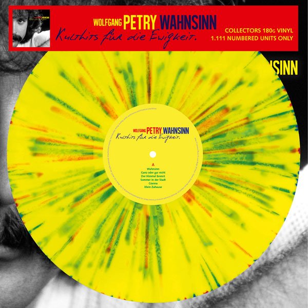 WAHNSINN (SPLATTERED VINYL) by WOLFGANG PETRY Vinyl LP - punk to funk heaven