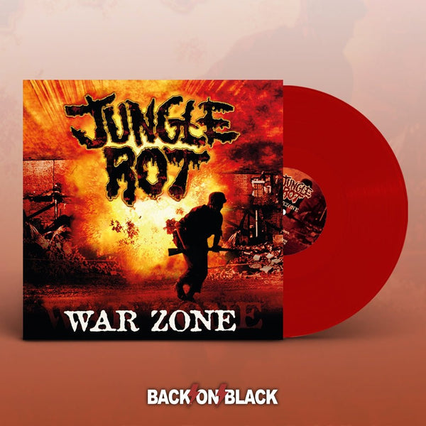 WAR ZONE (RED VINYL) by JUNGLE ROT Vinyl LP BOBV945LPLTD - punk to funk heaven